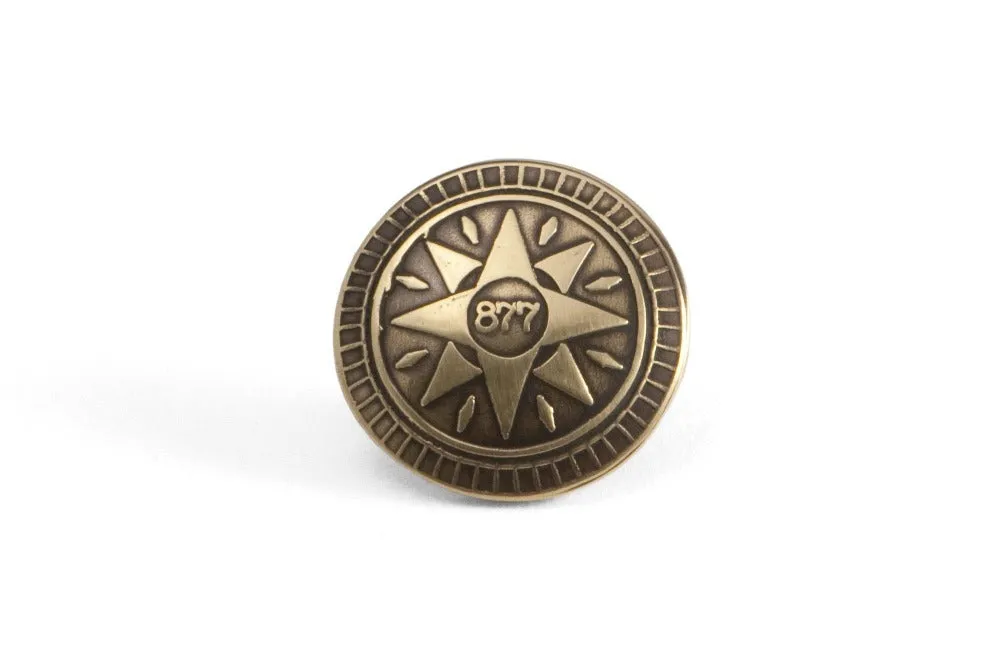 #111 – Sailor Pin: Anchor, Compass Rose, Umi (the Sea)