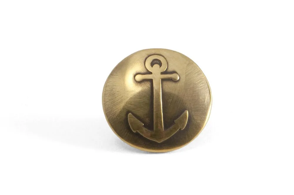 #111 – Sailor Pin: Anchor, Compass Rose, Umi (the Sea)