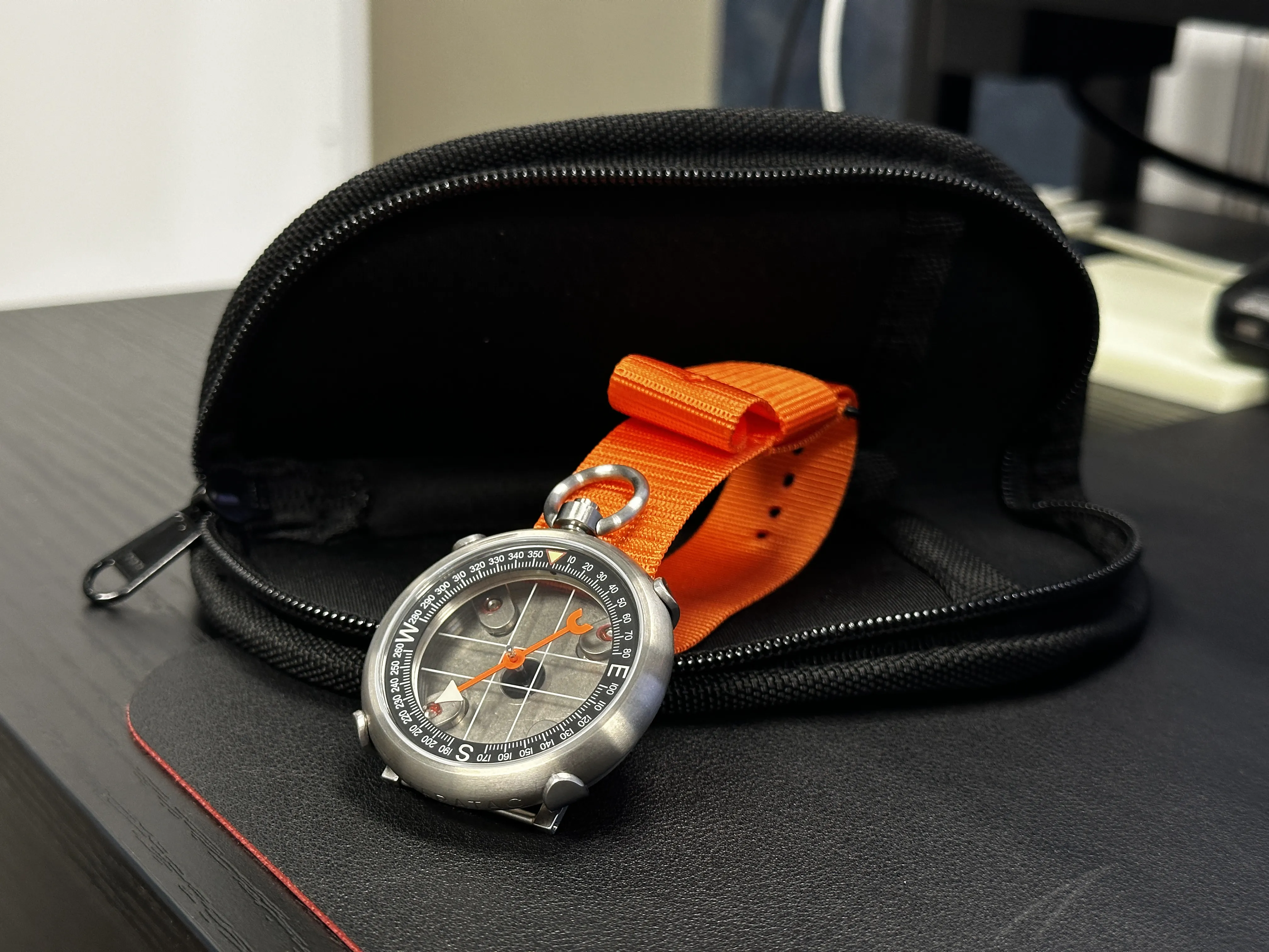 45mm Titanium Heirloom Compass   Wrist Carry Kit By Maratac®