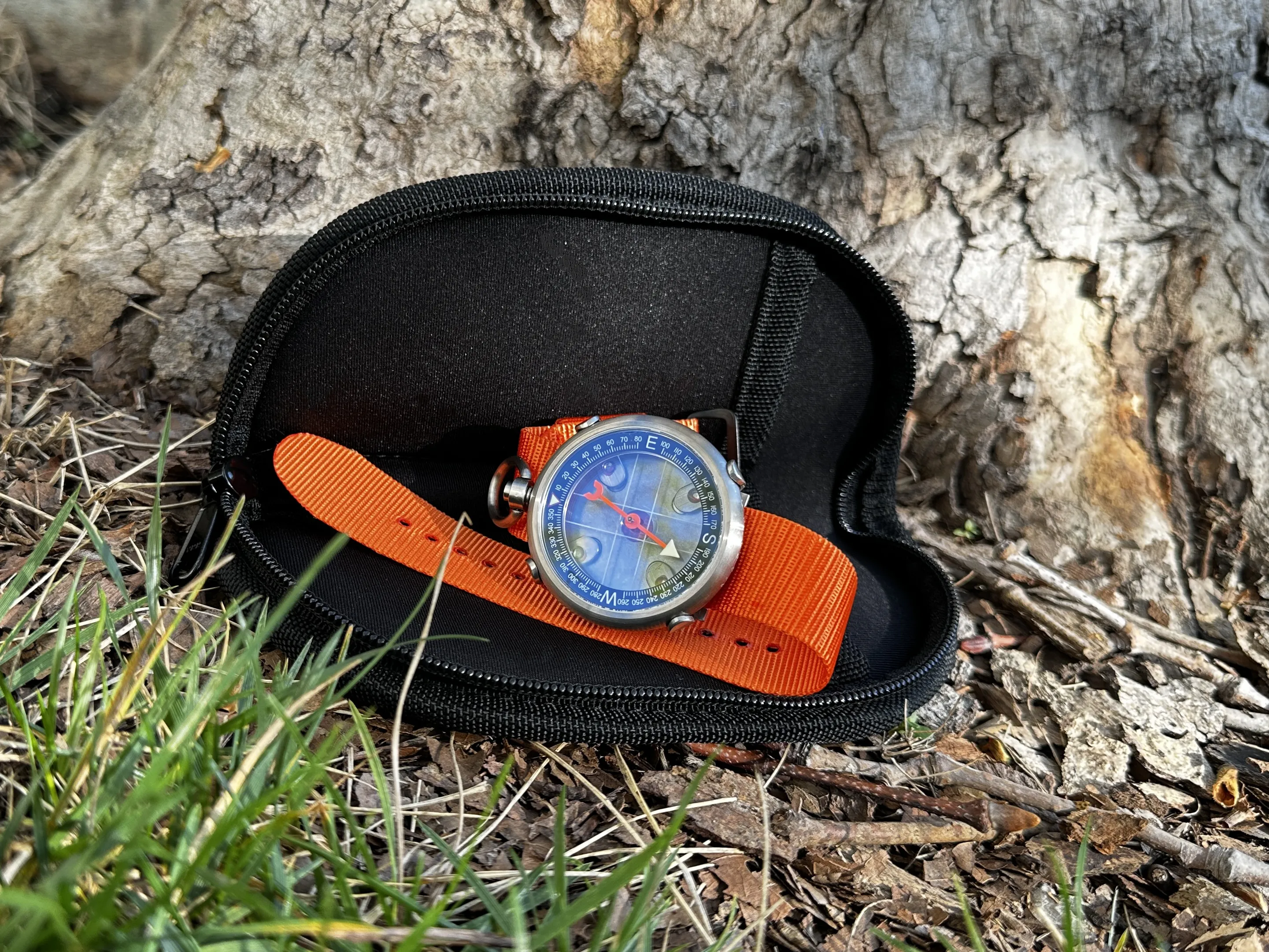 45mm Titanium Heirloom Compass   Wrist Carry Kit By Maratac®
