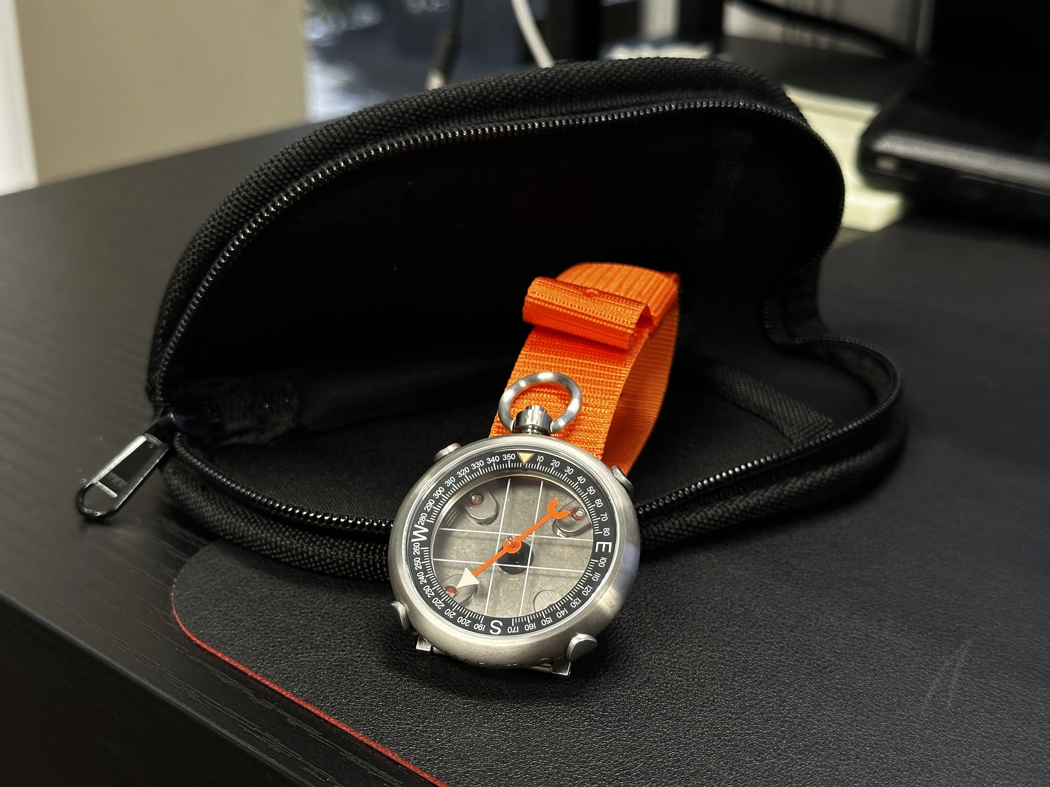 45mm Titanium Heirloom Compass   Wrist Carry Kit By Maratac®