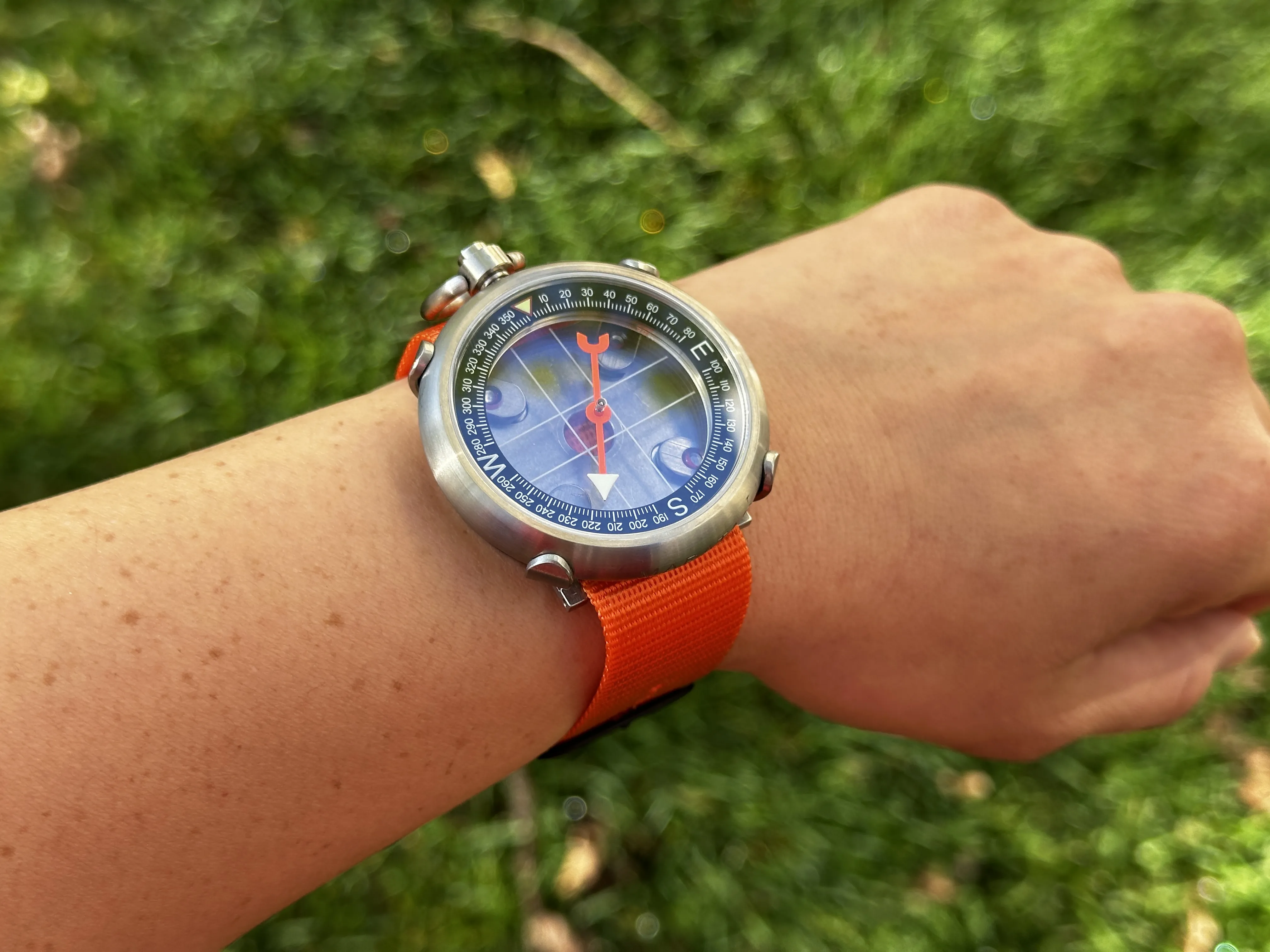 45mm Titanium Heirloom Compass   Wrist Carry Kit By Maratac®
