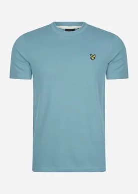 Crest tipped t-shirt - skipton blue