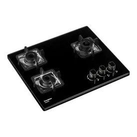 Crompton TAB-SUHB603-MBL SuperSlim Gas Hob 60cm 3burner