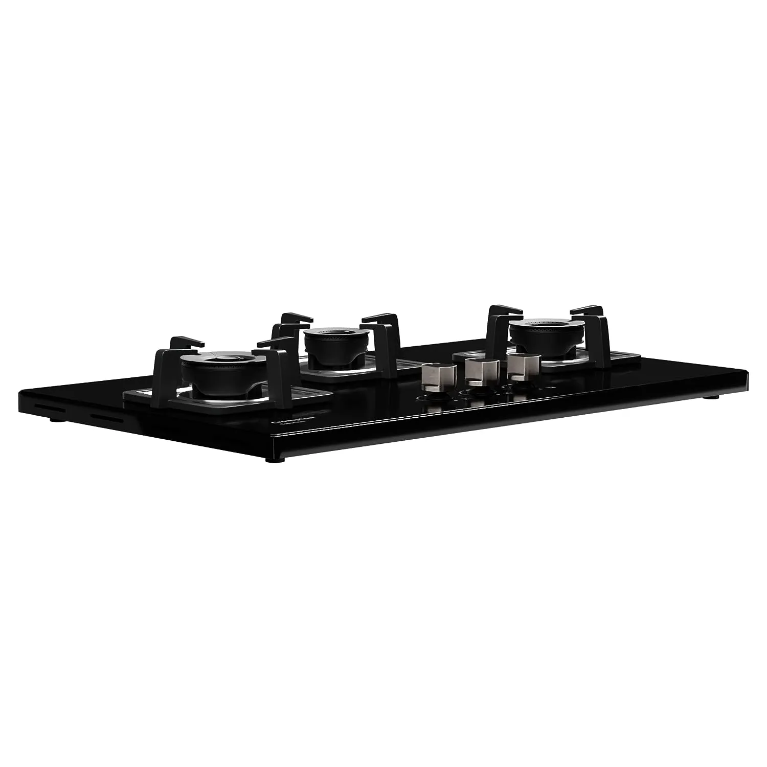 Crompton TAB-SUHB783-MBL SuperSlim Hobs HalfBrass 78cm 3 Burners Midnight Black