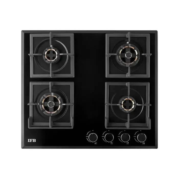 IFB 60-04-GCI4B-3D BRASS BURNER HOBS  | Hybrid  60 CM