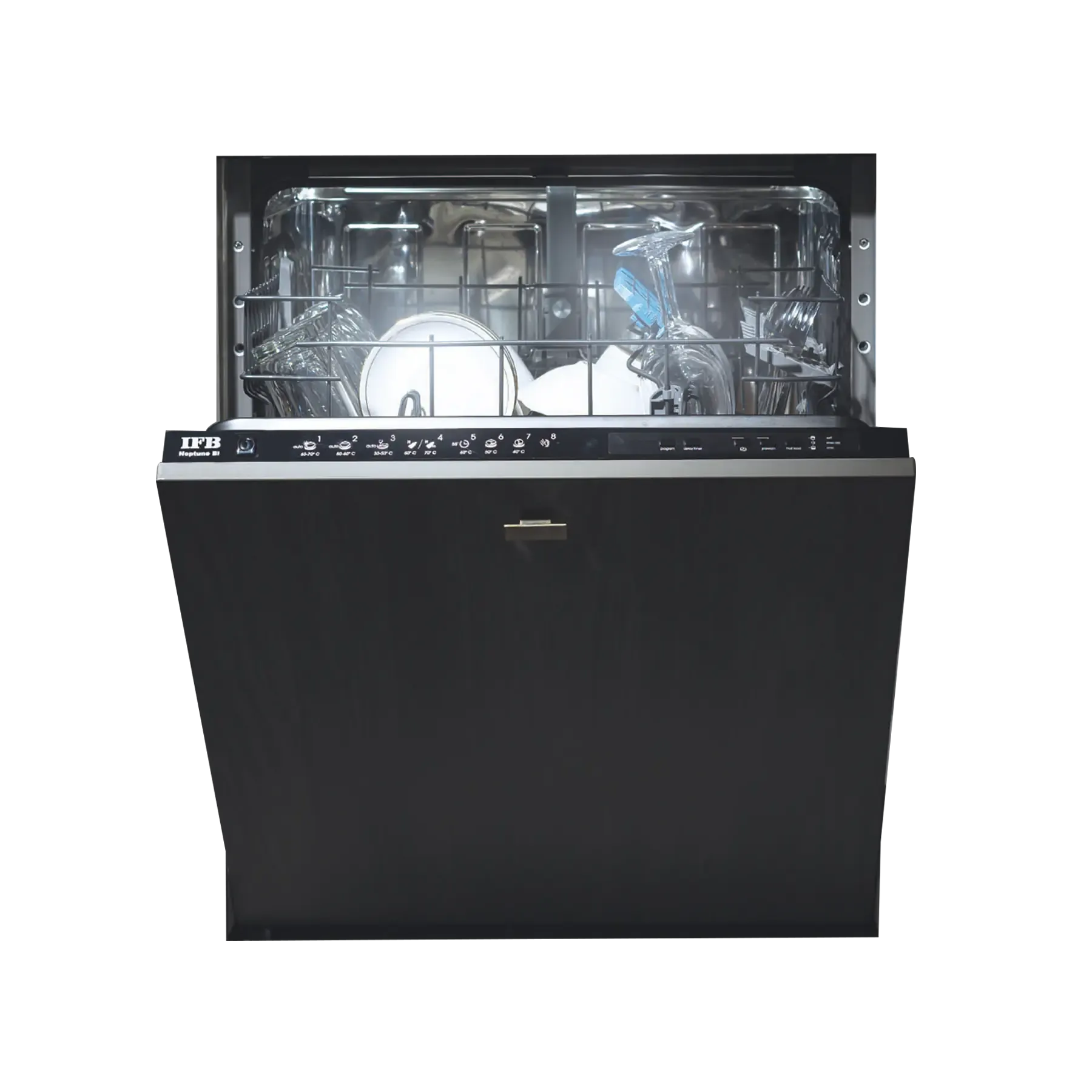 IFB Neptune BI2 Built-in Dishwasher – 14 Place Settings, Dual Spray, Hot Water Wash, Water Softener, Made in Turkey