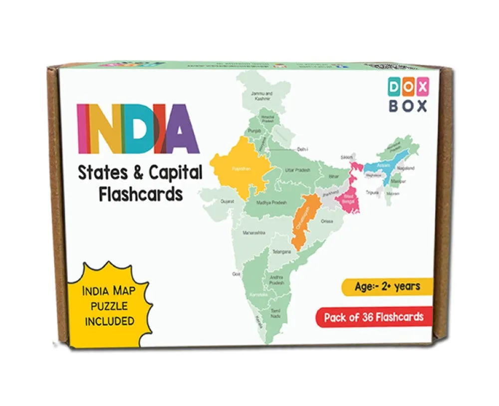 India States And Union Territories Flashcards