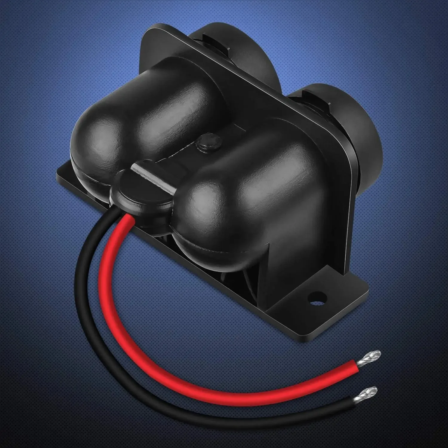 Nilight Dual Cigarette Lighter Socket with Wire 12V Dual Power Plug Replacement Cigar Lighter receptable with Cover and Mounting Screws for Cars Trucks RVs Boats ATVs (50060B)