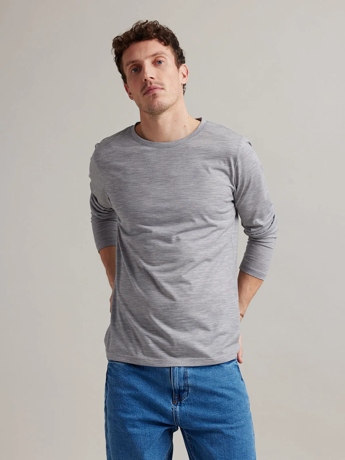 Oscar merino long sleeve T-shirt